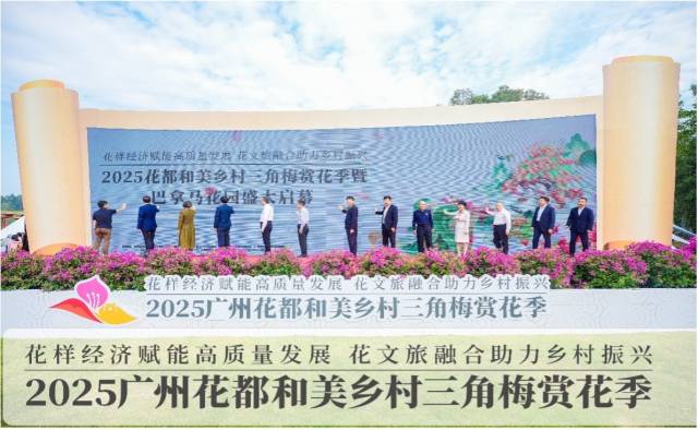 2025广州花都和美乡村三角梅赏花季活动在马岭观花植物园开幕。受访者 供图 2025广州花都和美乡村三角梅赏花季活动在马岭观花植物园开幕。受访者 供图