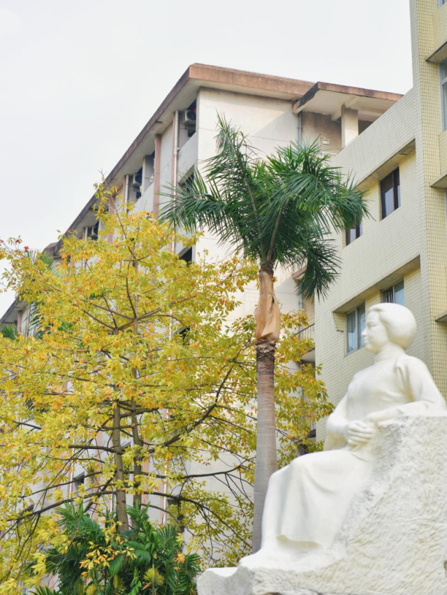 仲恺农业工程学院内的何香凝先生汉白玉石像 仲恺农业工程学院内的何香凝先生汉白玉石像