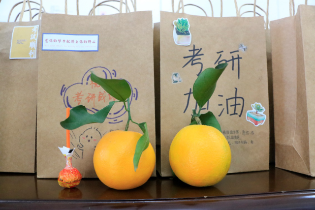岭南师范学院为考研学子送礼包
